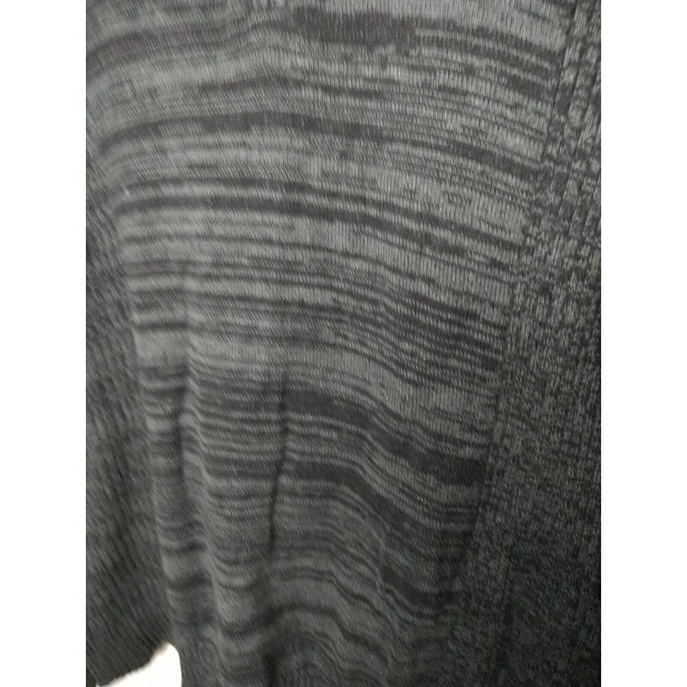 CALVIN Klein Men's 1/4 Zip Grey Black Heather Pullover high neck Sweater. Size M - Picture 5 of 12